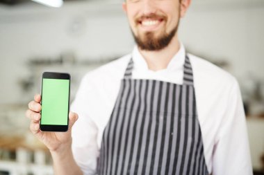 Baker ile online video sınıfı gösterilen smartphone