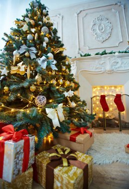 Her şey kutluyor Noel, sihirli kış tatili için hazırdır