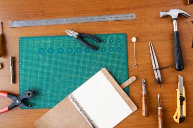 DIY için araç kümesi leathercraft