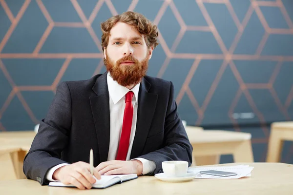 Business Leader Listening One Applicants Interview — Stock Photo, Image