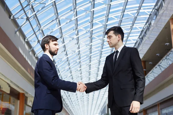 Två Business Partners Handskakning Efter Att Affären — Stockfoto