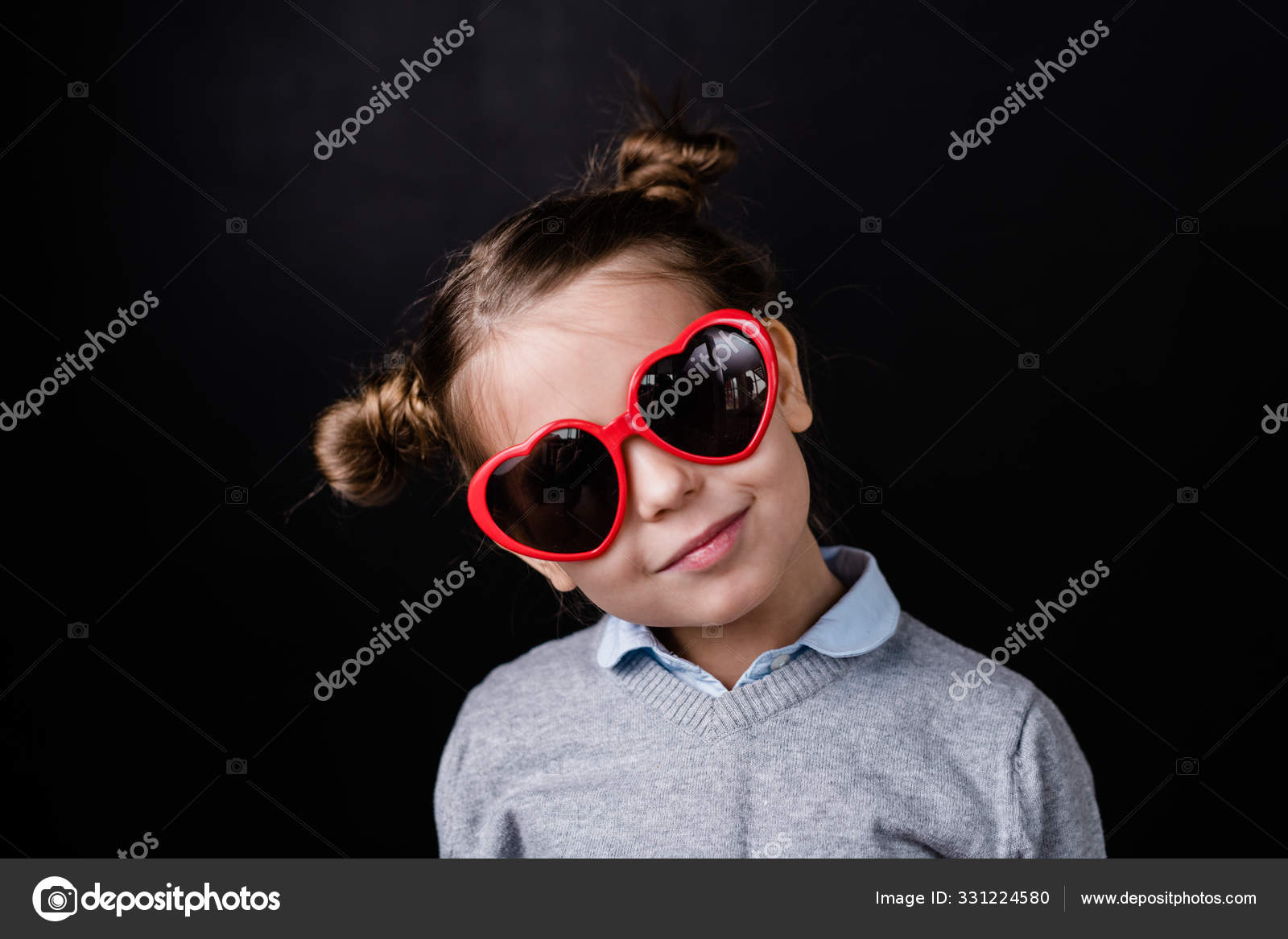 Premium Photo | Fashion portrait of a young woman in sunglasses posing near  neon signs in night club