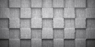 Soyut ışık gri halı Dama Tahtası deseni doku arka plan. 3D Rendered.