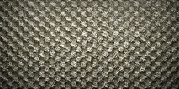 Motif Abstrait Damier Tapis Gris Texture Arrière Plan Rendu — Photo