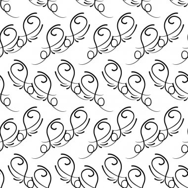 Seamless modeli ile süsler. Tasarım ve dekorasyon için öğeleri.