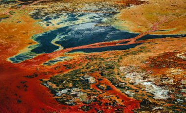 Dağlar maceraya çıkar, doğa gölünü gezer.