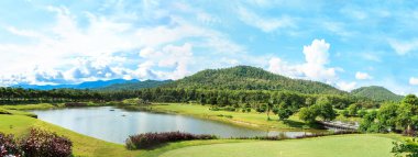 Golf Sahası manzara panorama