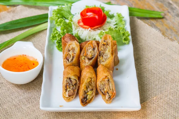Deep fried spring rolls — Stock Photo, Image