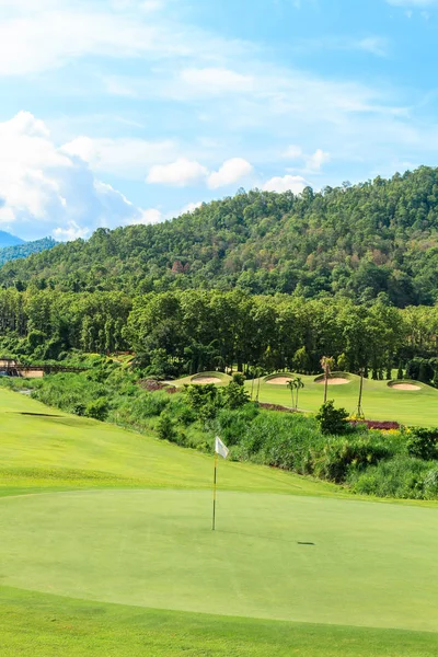 Golfbana Landskap — Stockfoto