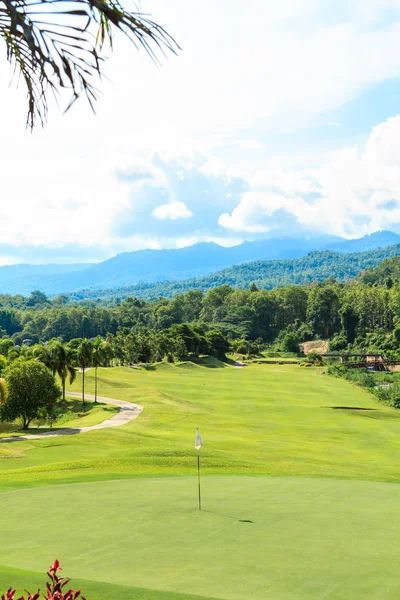 Golfbana Landskap — Stockfoto