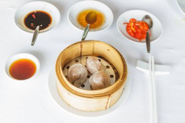 Tarak har gow dumpling buğulama