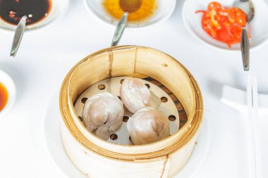 Tarak har gow dumpling buğulama