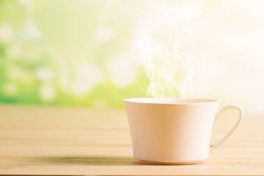 kahve fincanı ve duman