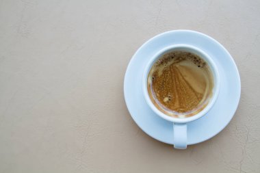 Kahve üstü görünümü