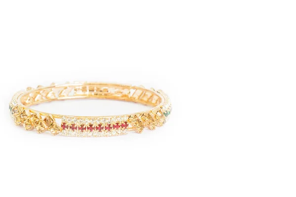 Golden Bracelet Jewelry — Stock Photo, Image