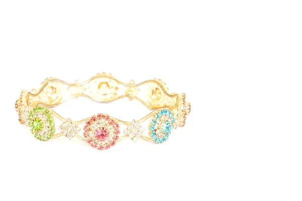 Złota bransoletka Biżuteria — Zdjęcie stockowe