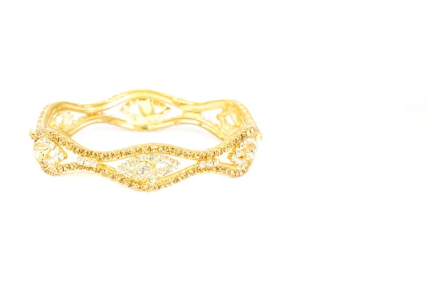 Golden Bracelet Jewelry — Stock Photo, Image