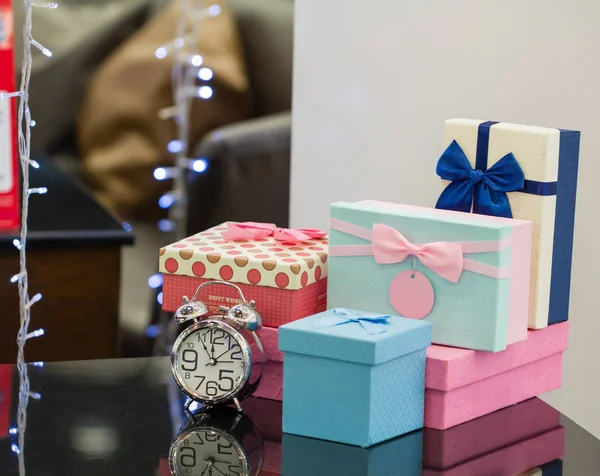 Clock of Gift — Stock Photo, Image