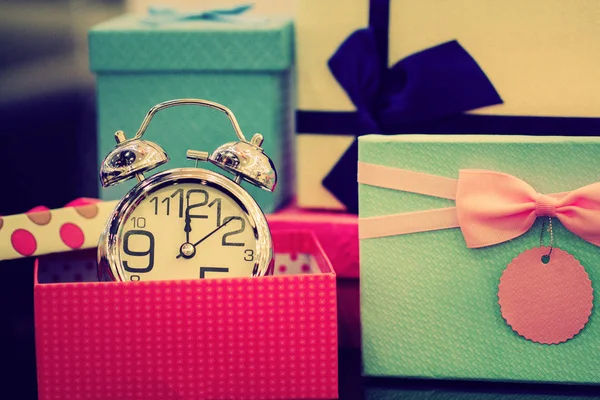 Horloge de cadeau — Photo