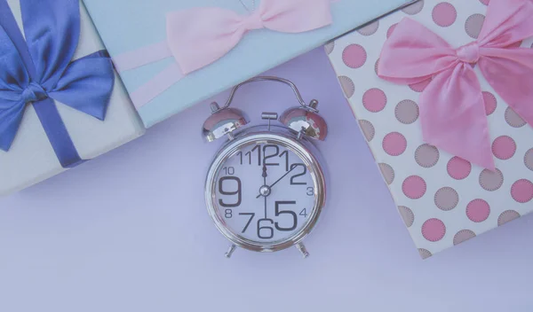 Clock of Gift — Stock Photo, Image