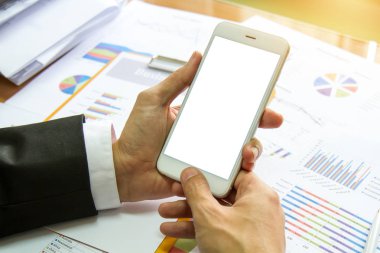 İşadamı onay iş raporu.