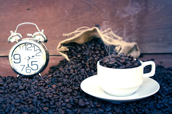 Loco enamorado del café — Foto de Stock