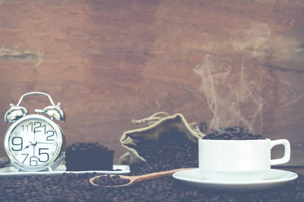 Loco enamorado del café — Foto de Stock