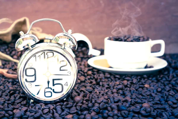 Café hora da manhã — Fotografia de Stock