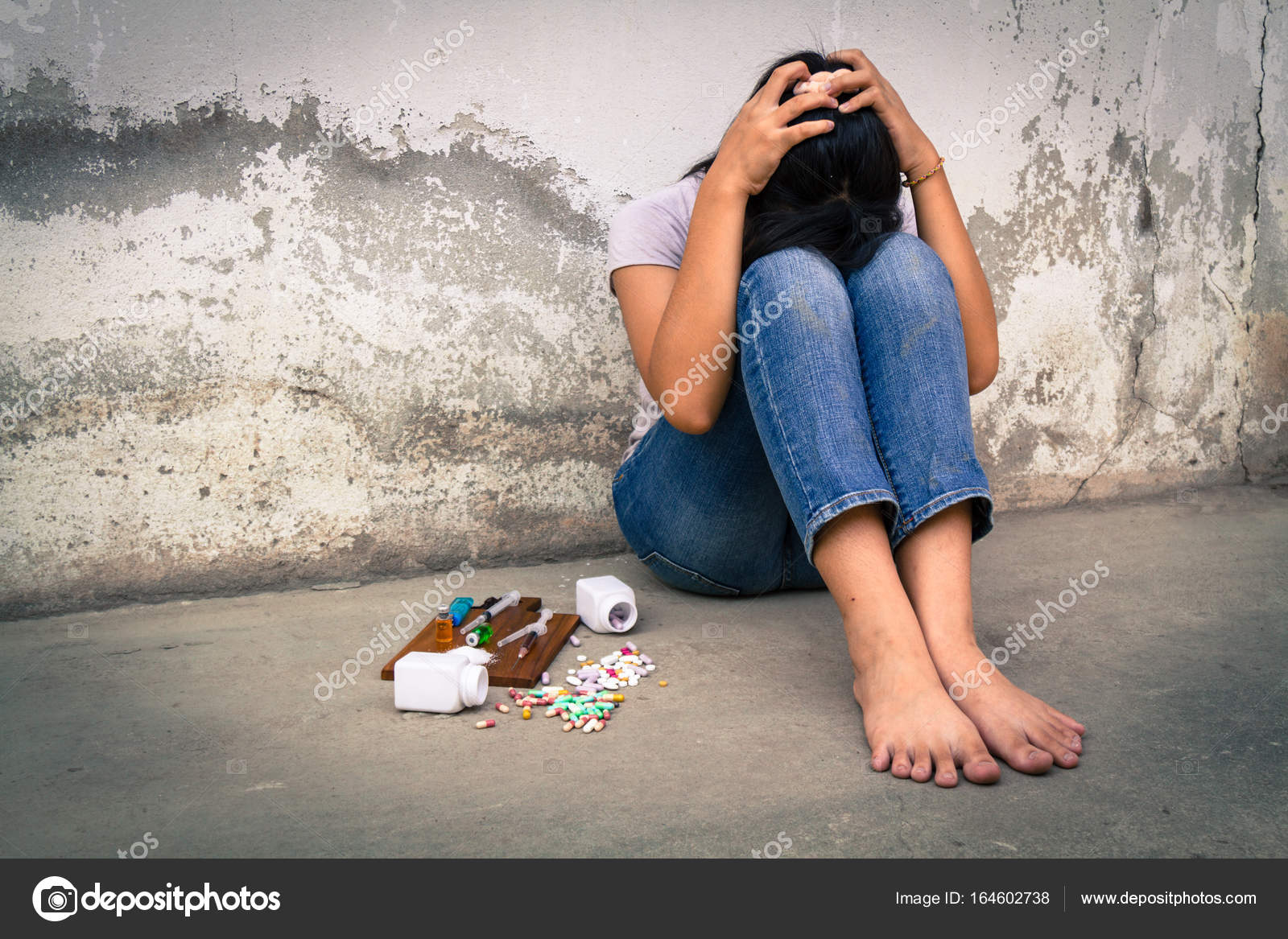 Drug Addiction In Adolescence Stock Photo Suksao 164602738