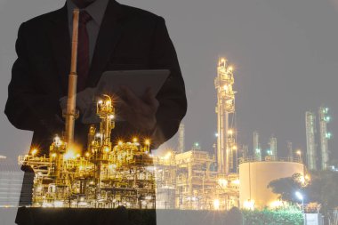 Oil business success clipart