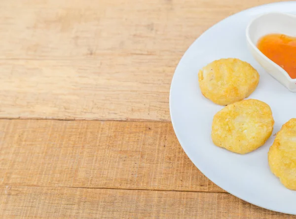 Nuggets z kurczaka chrupiące — Zdjęcie stockowe