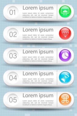 Infographics vektör şablonu. EPS 10