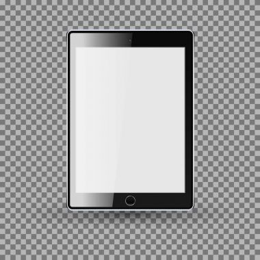 boş ekran ile tablet. 