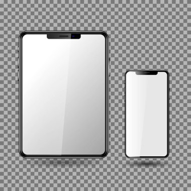 Telefon ve Tablet, boş ekran. eps10