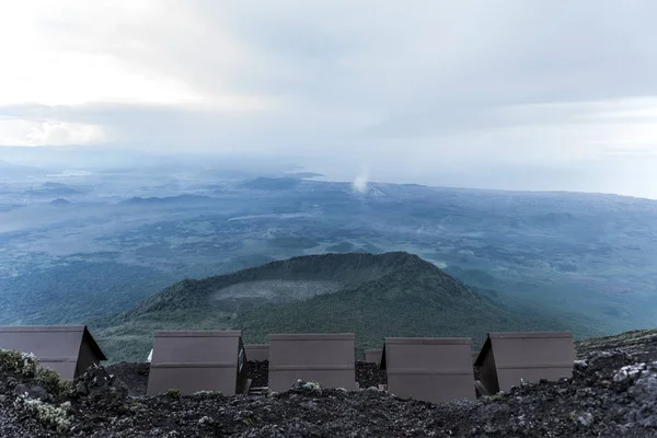 Volcan nyiragongo, goma, kivu — Foto de Stock