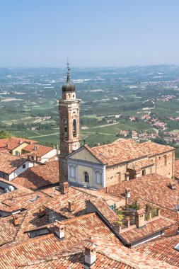 La Morra yukarıdan, İtalya