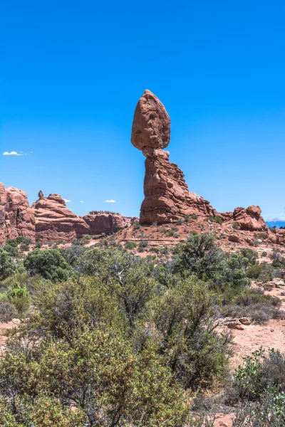 Utah, Arches Ulusal Parkı 'nda Dengeli Kaya — Stok fotoğraf