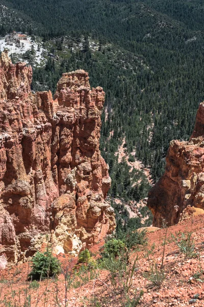 Vista para o Desfiladeiro da Água, Parque Nacional Bryce Canyon, Utah Fotografia De Stock