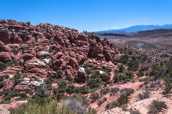 Horno de fuego en el Parque Nacional Arches, Utah — Foto de Stock