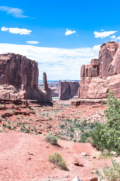 Park Avenue in Arches National Park,  Utah — Stock Photo, Image