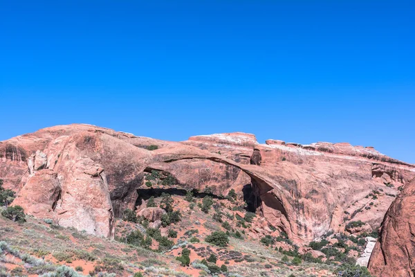 Landscape Arch im Arches National Park, Utah — Stockfoto