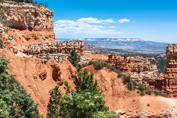 Vista para o Desfiladeiro da Água, Parque Nacional Bryce Canyon, Utah — Fotografia de Stock