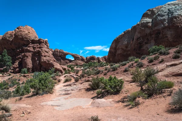 Skyline boog in Arches National Park, Utah — Stockfoto