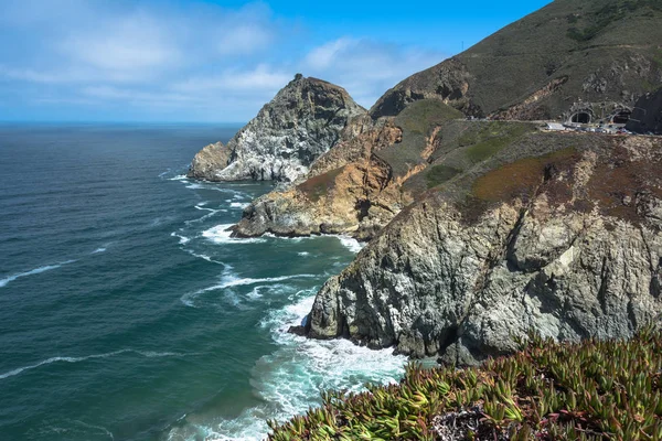 Devil Slide coast, Californie Images De Stock Libres De Droits