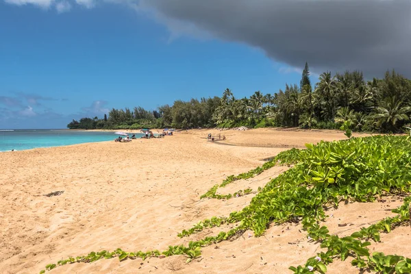 Praia de Haena em Kauai, Havaí — Fotografia de Stock