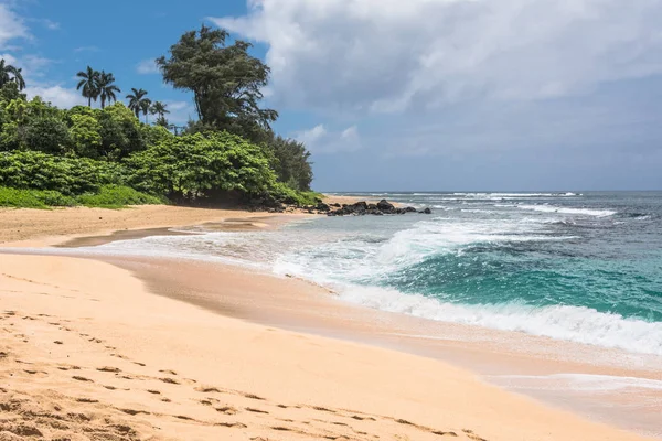Kilauea Beach em Kauai, Hawai — Fotografia de Stock