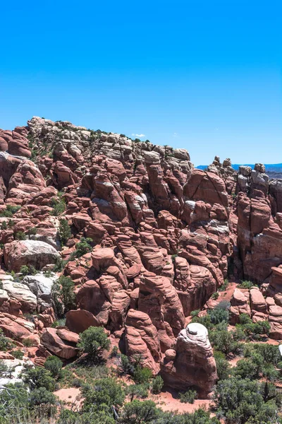 Utah, Arches Ulusal Parkı 'nda Alevli Kazan — Stok fotoğraf