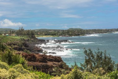 Spouting Horn sahil, Kauai, Hawaii