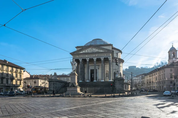 Kyrka Gran Madre i Turin, Italien — Stockfoto