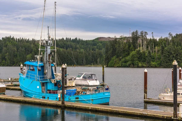 Rio Siuslaw em Oregon — Fotografia de Stock